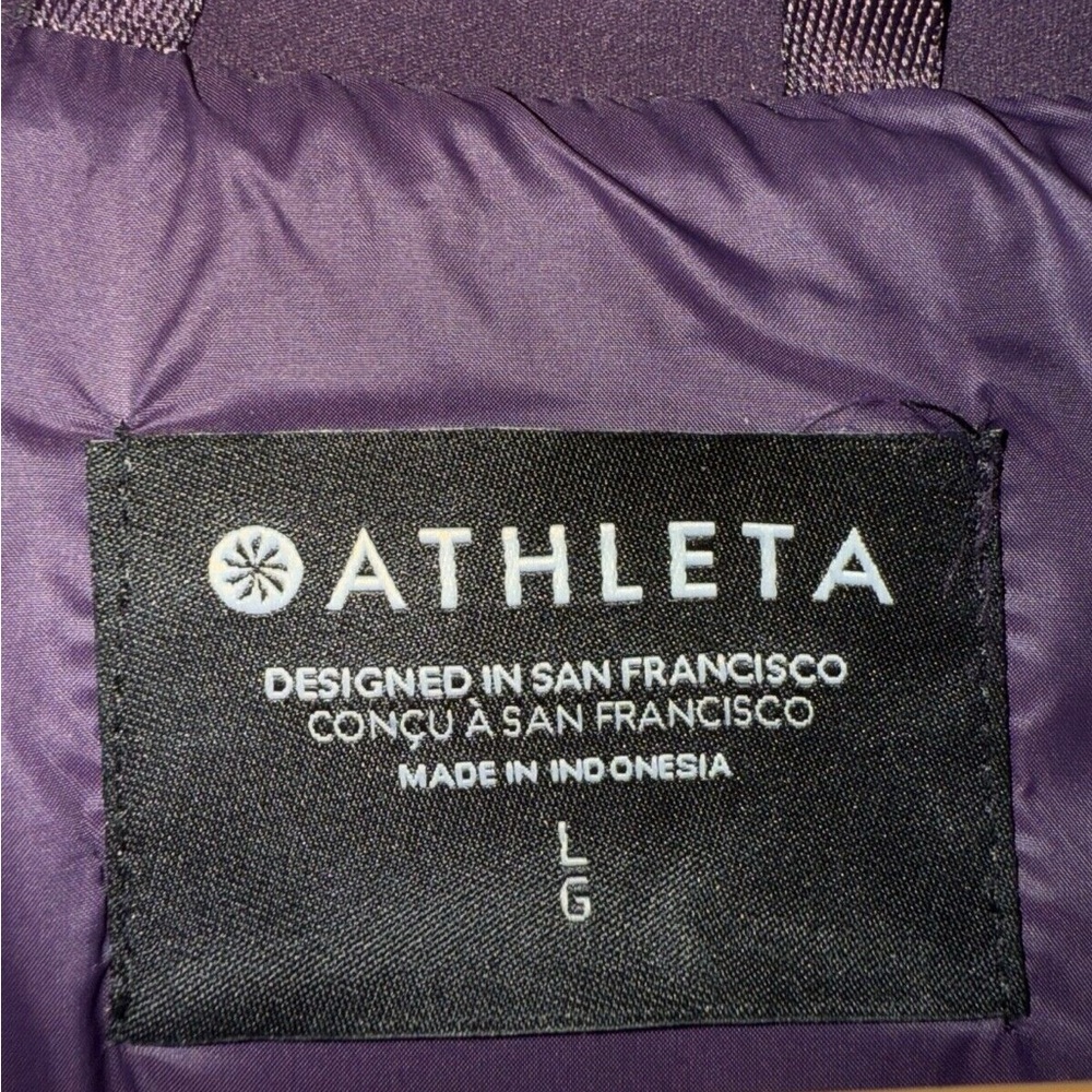 Athleta Downtown Parka II | Deep crocus violet coat - Large